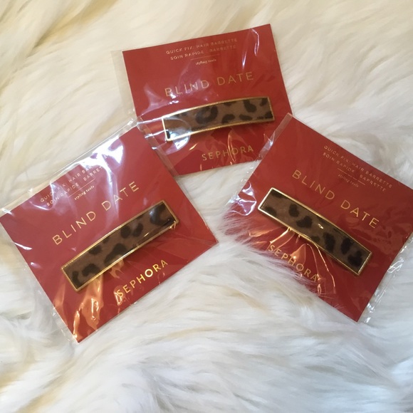 Sephora Barrettes - New x3 Blind Date Animal Print - Picture 3 of 4